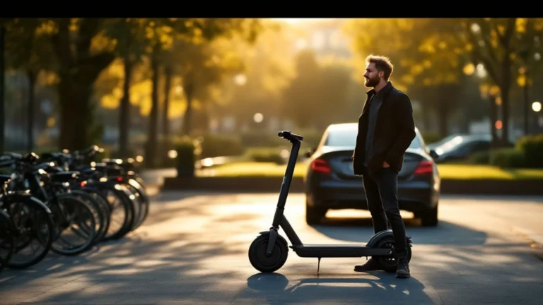 30 Tage ohne Auto: Pendler nutzt E-Scooter statt Auto für Kurzstrecken