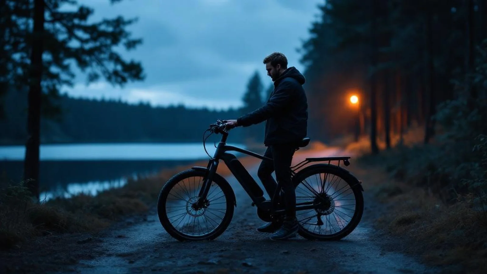 E-Bike Tuning Finnland: Pedelec in winterlicher Landschaft