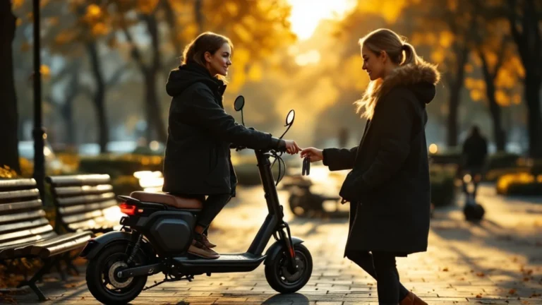 E-Scooter Clique verleihen: Halter klärt Bedingungen mit Freund vor Verleih