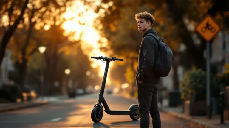 E-Scooter ohne Führerschein: Jugendlicher pendelt mit eKFV-Scooter zur Schule