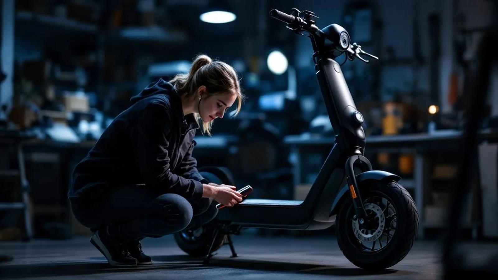 E-Scooter geht nicht mehr an: Roller mit dunklem Display
