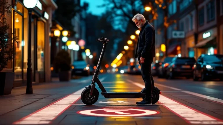 E-Scooter auf dem Gehweg fahren ist verboten