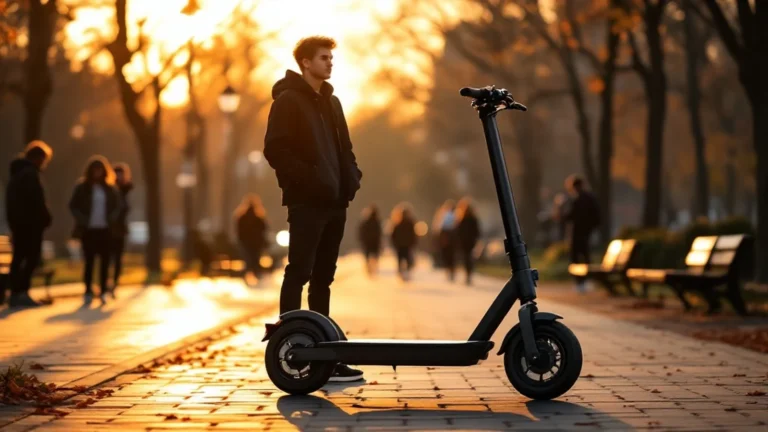 E-Scooter Gruppendruck: Jugendlicher entscheidet sich gegen riskantes Tuning