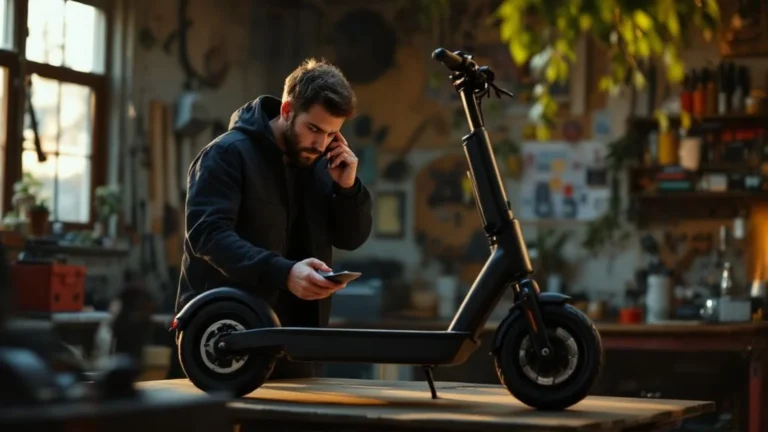Kleines Problem oder Defekt: E-Scooter Diagnose am Werkstattstand