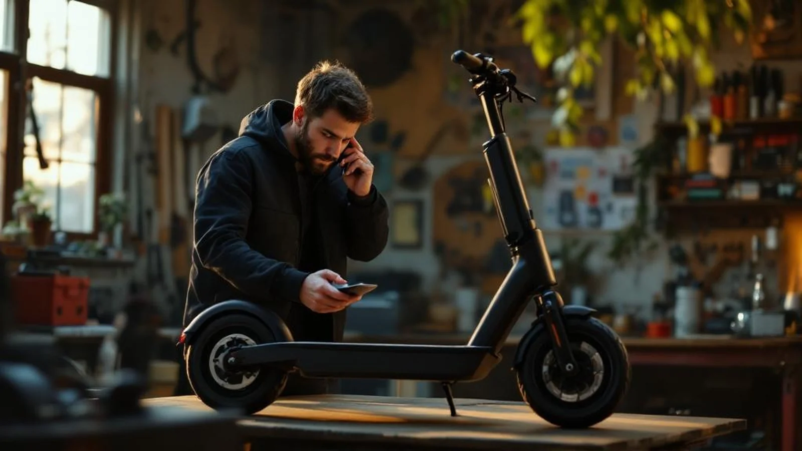 Kleines Problem oder Defekt: E-Scooter Diagnose am Werkstattstand