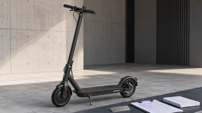 E-Scooter als Symbol fuer den Gebrauchtkauf-Check