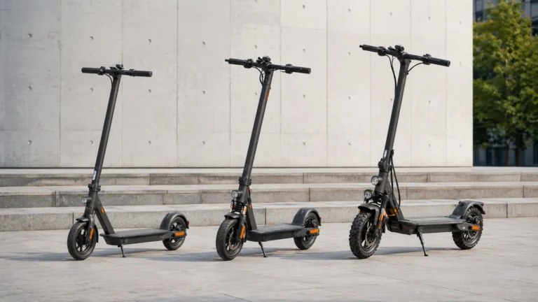 E-Scooter-Modelle als neutrales Titelbild zum KuKirin-G2-Vergleich