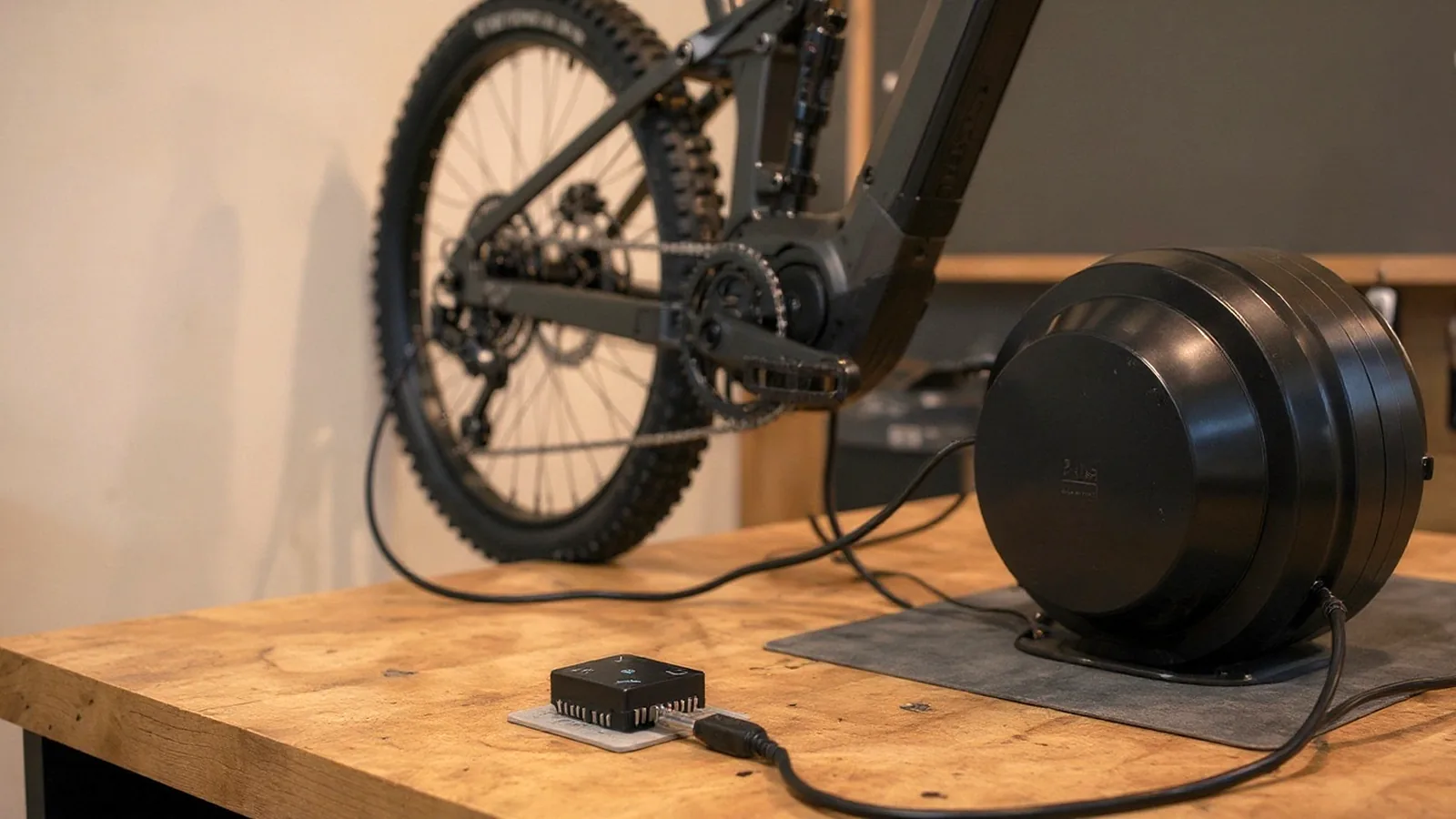 Modernes E-Bike-Antriebssystem mit Display