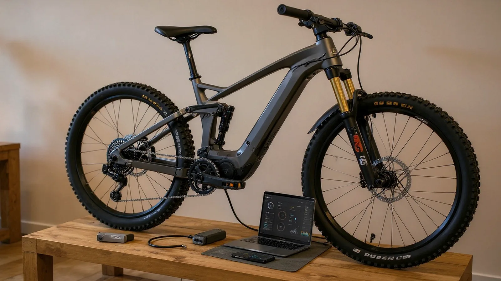 E-Bike-Mittelmotor mit WebApp-Freischaltung