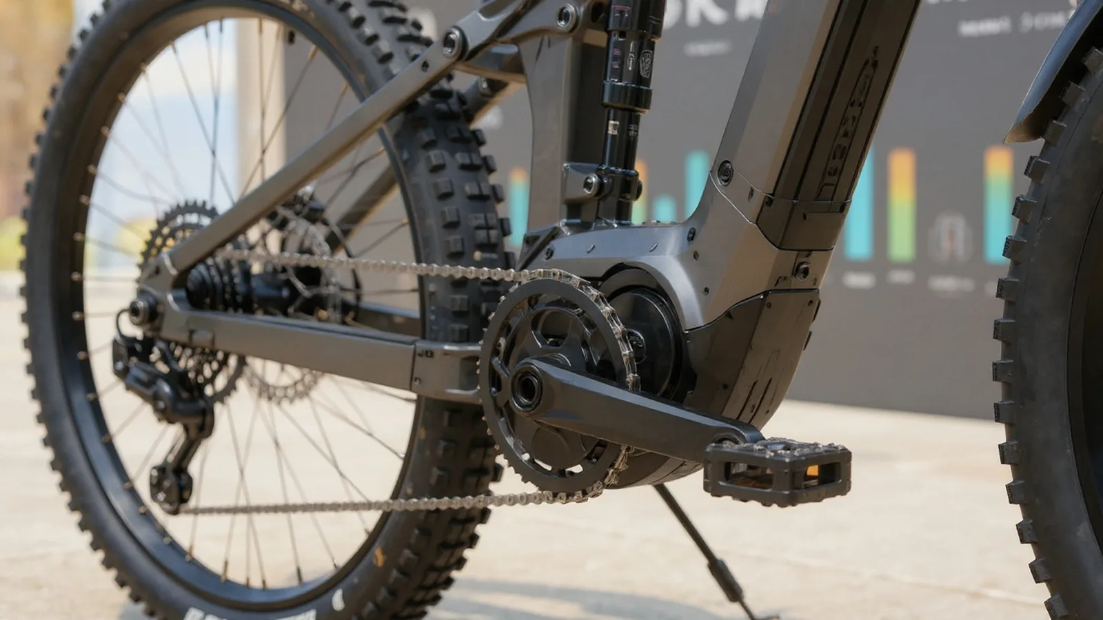 E-Bike-Display mit niedriger Geschwindigkeit