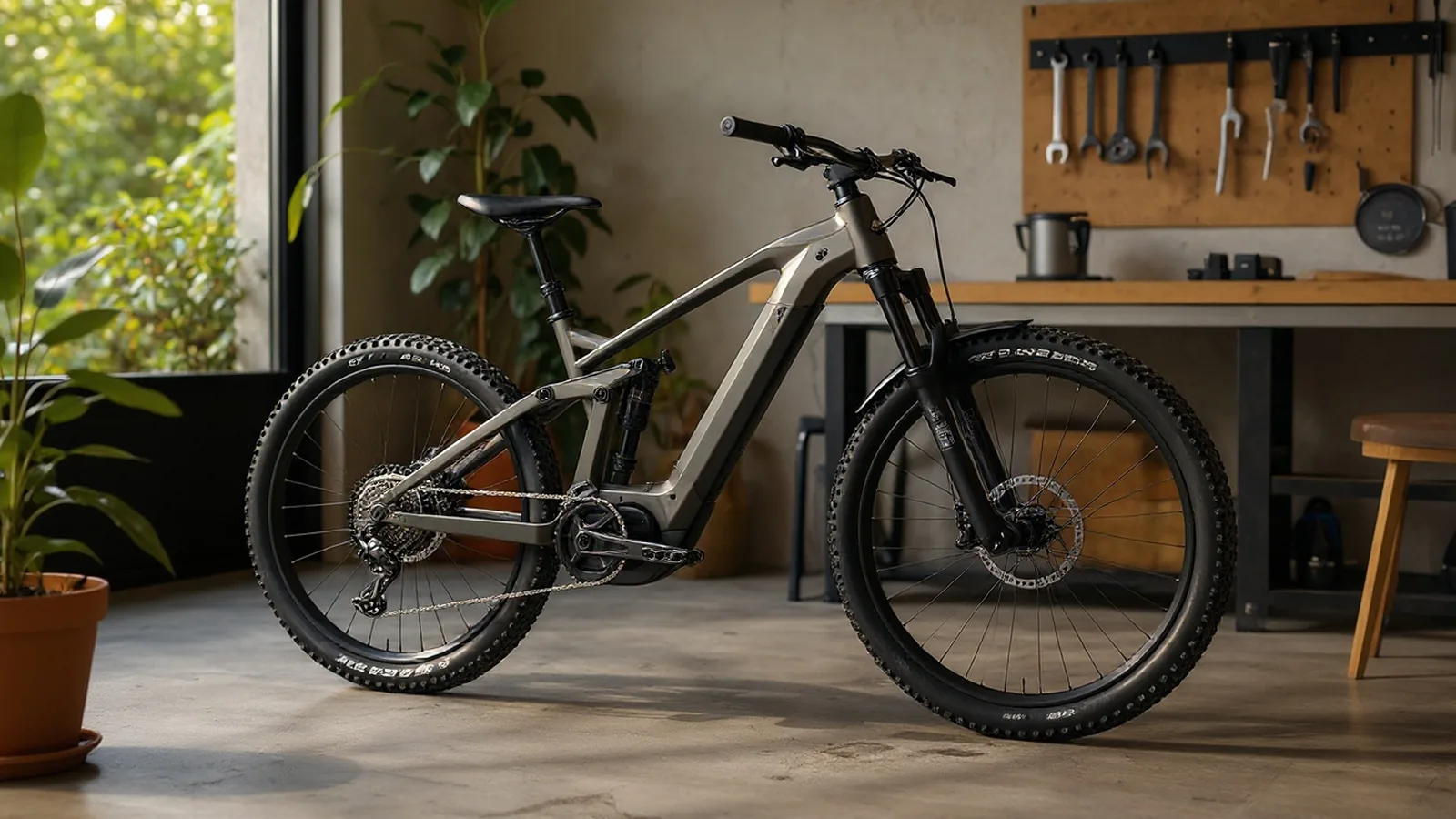 E-Bike-Mittelmotor mit Werkzeug