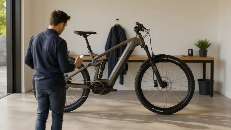 Inspektion eines gebrauchten E-Bikes