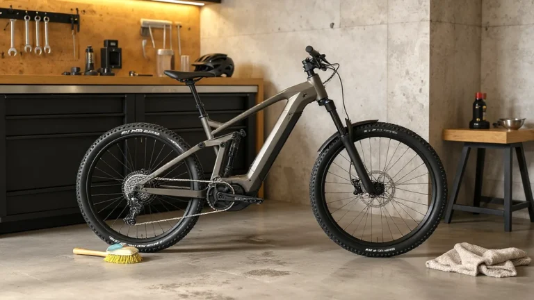 Pflegefehler am E-Bike demonstriert