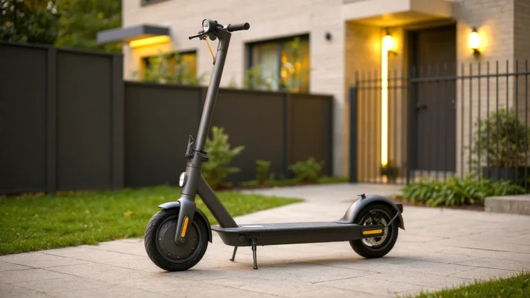E-Scooter auf privater Flaeche