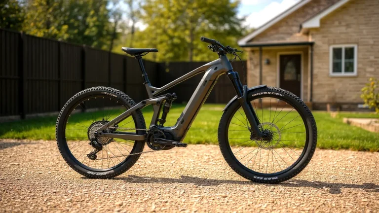 E-Bike auf abgesperrtem Privatareal