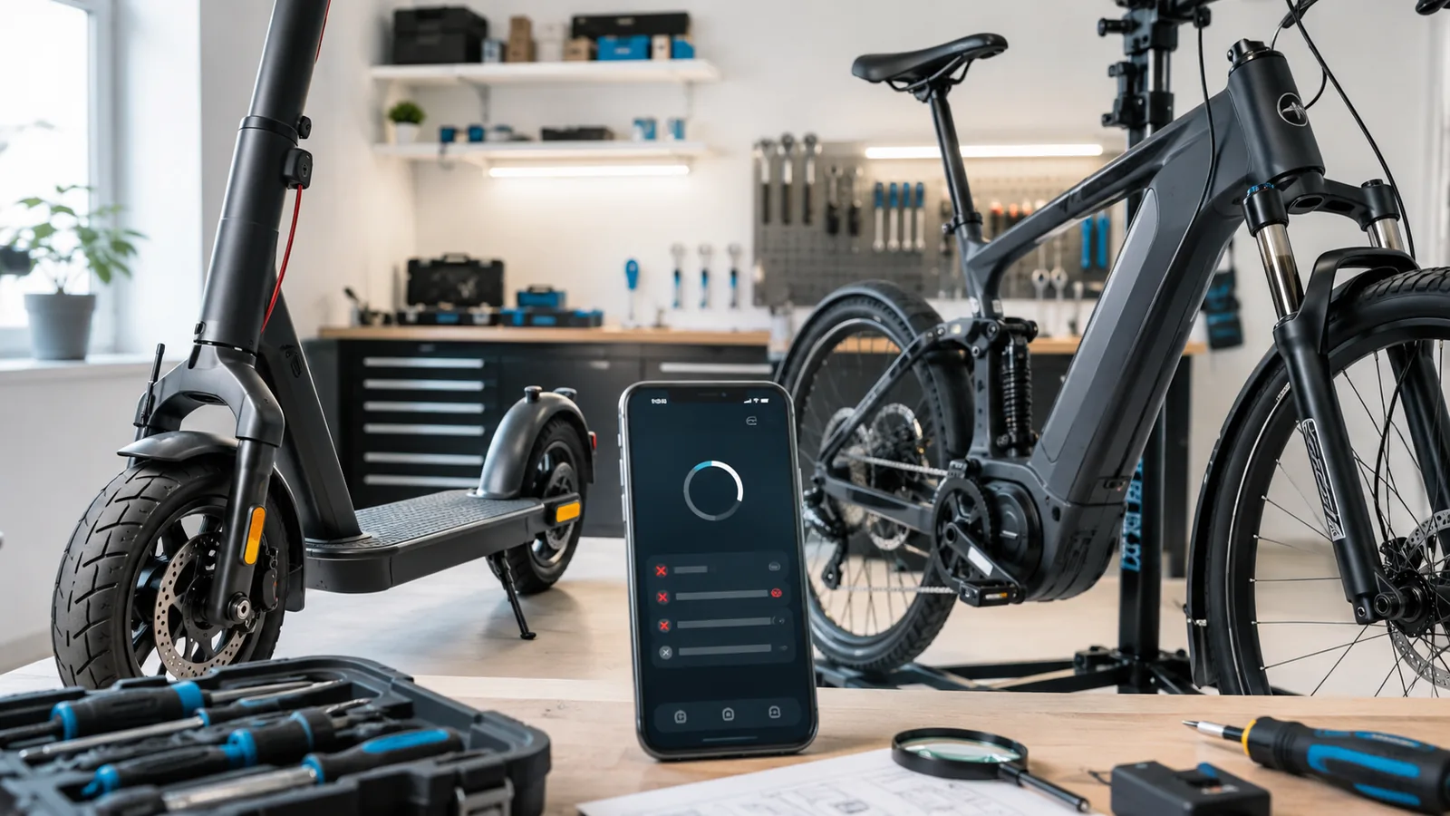 Tuning funktioniert nicht mehr – E-Scooter und E-Bike in der Diagnose