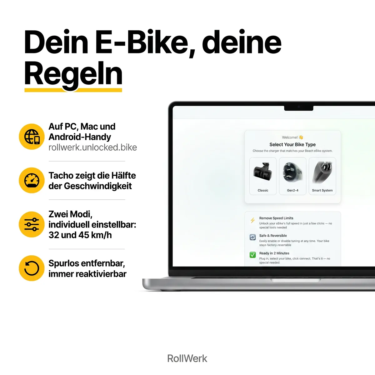 Bosch BES3 zwei Modi 32 und 45
