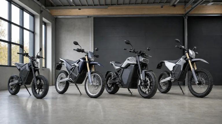Modernes E-Motorrad als Aufmacher der Neuheiten 2026