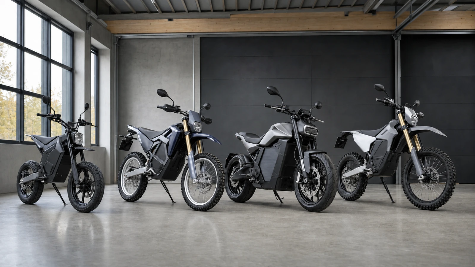 Modernes E-Motorrad als Aufmacher der Neuheiten 2026