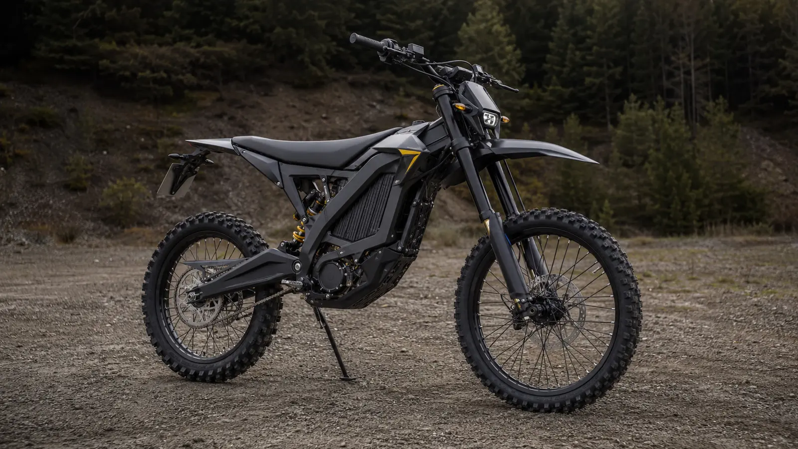 E-Ride Pro SR Elektro-Enduro in neutraler Seitenansicht