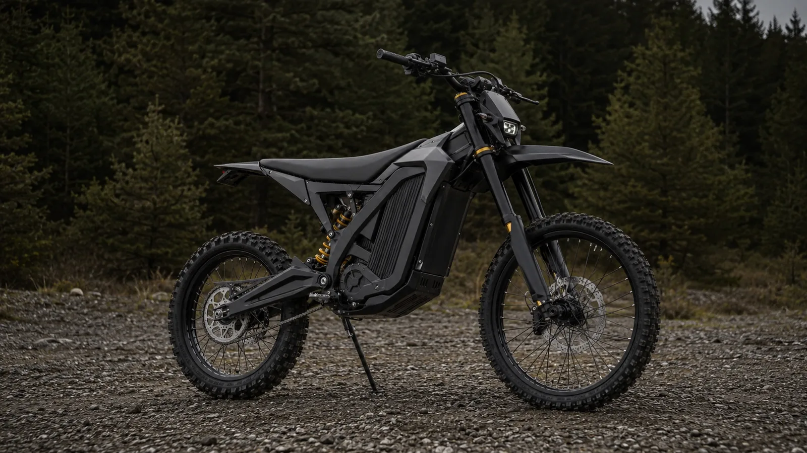 E-Ride Pro SS 3.0 Elektro-Enduro in neutralem Umfeld