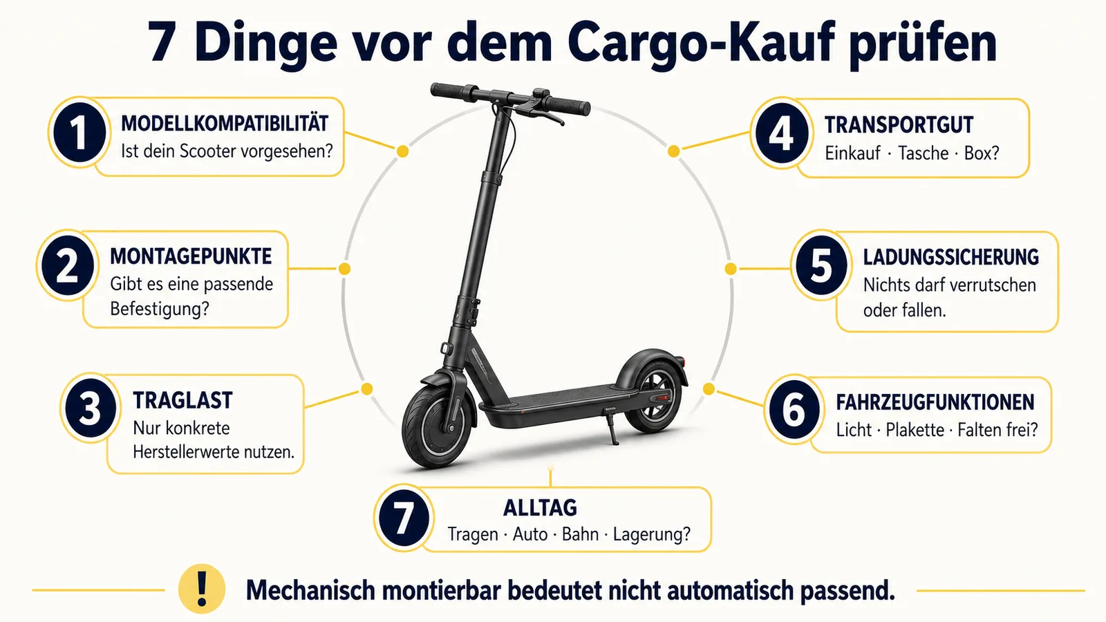 Sieben Prüfpunkte vor dem Kauf einer E-Scooter-Transportlösung