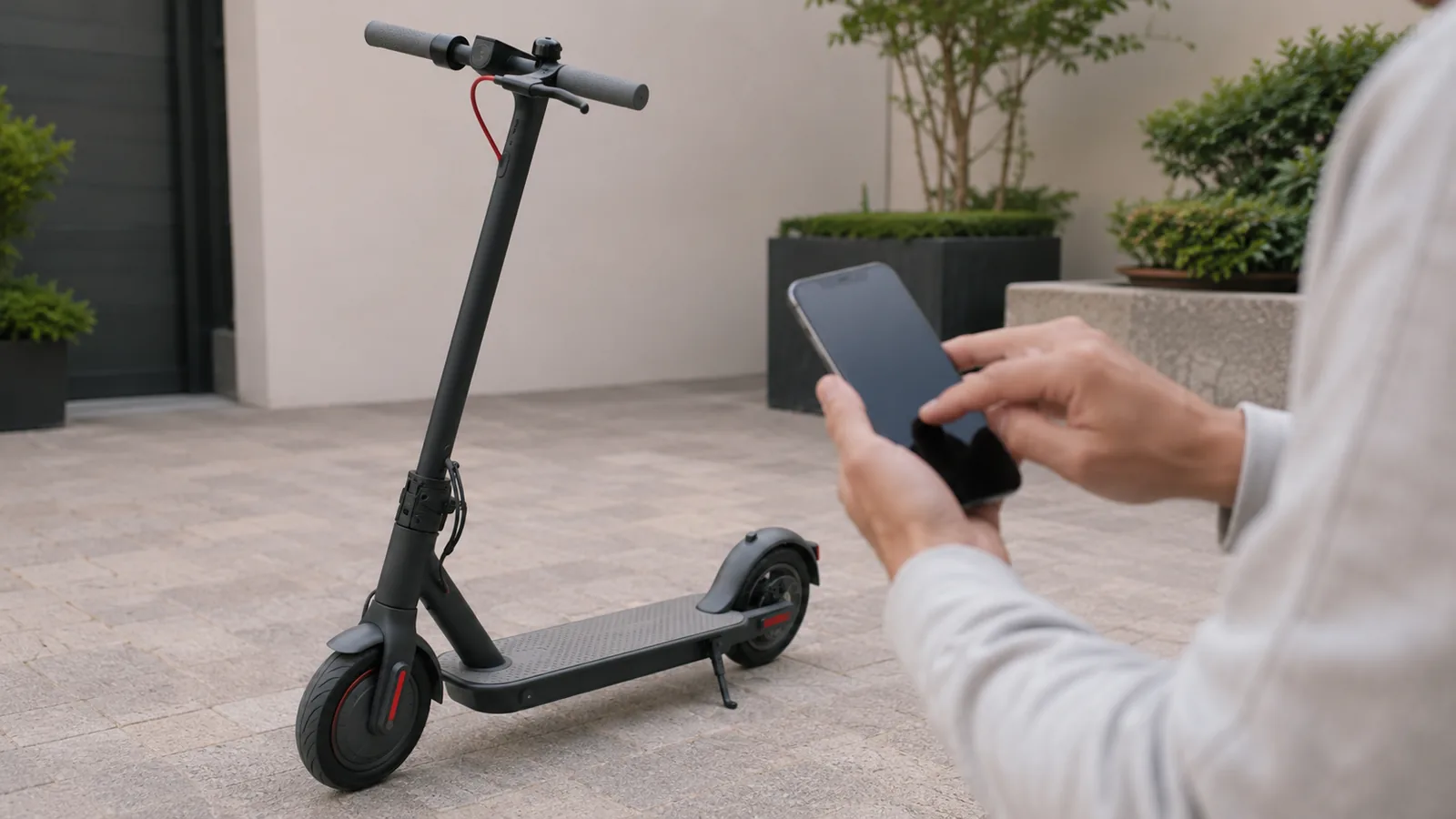 E-Scooter als Beispiel für das Schnellermachen per Tuning-Code