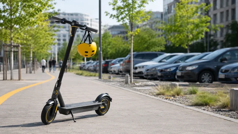 E-Scooter als Alternative zum Auto auf kurzen Stadtwegen