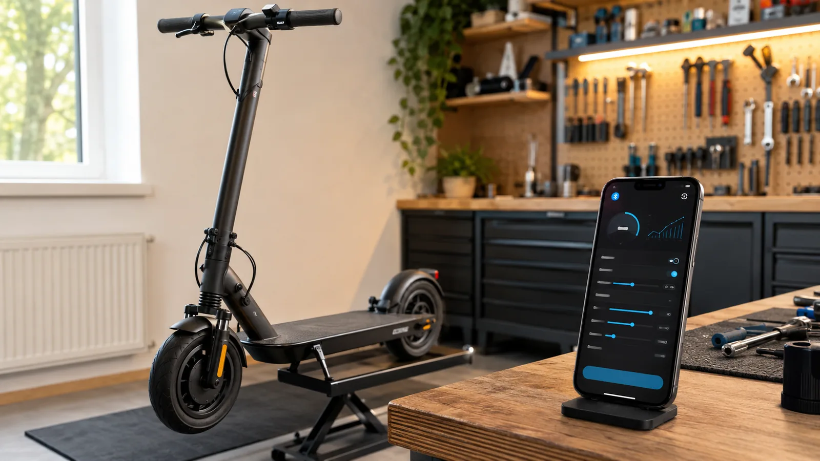 E-Scooter-Tuning per Lizenzcode und App
