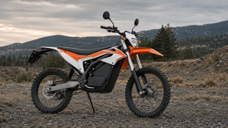 KTM Freeride E Elektro-Enduro mit Straßenausstattung im Gelände