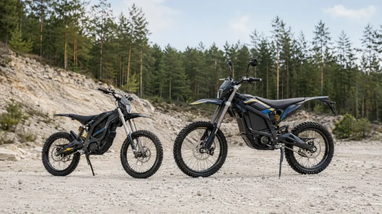 Sur-Ron Light Bee und Ultra Bee nebeneinander