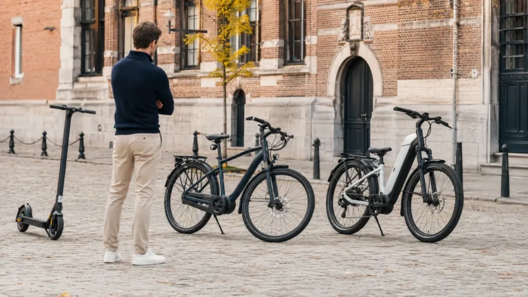 E-Scooter und E-Bike in Belgien