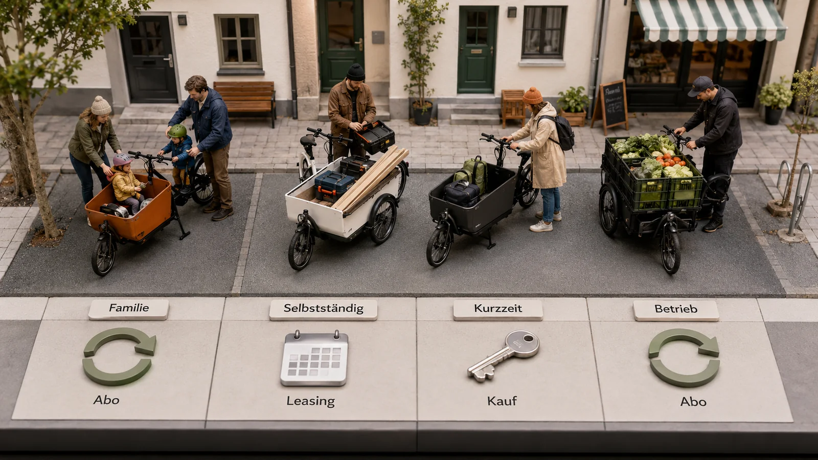 Nutzerprofile: welches Beschaffungsmodell zu welchem Bedarf passt
