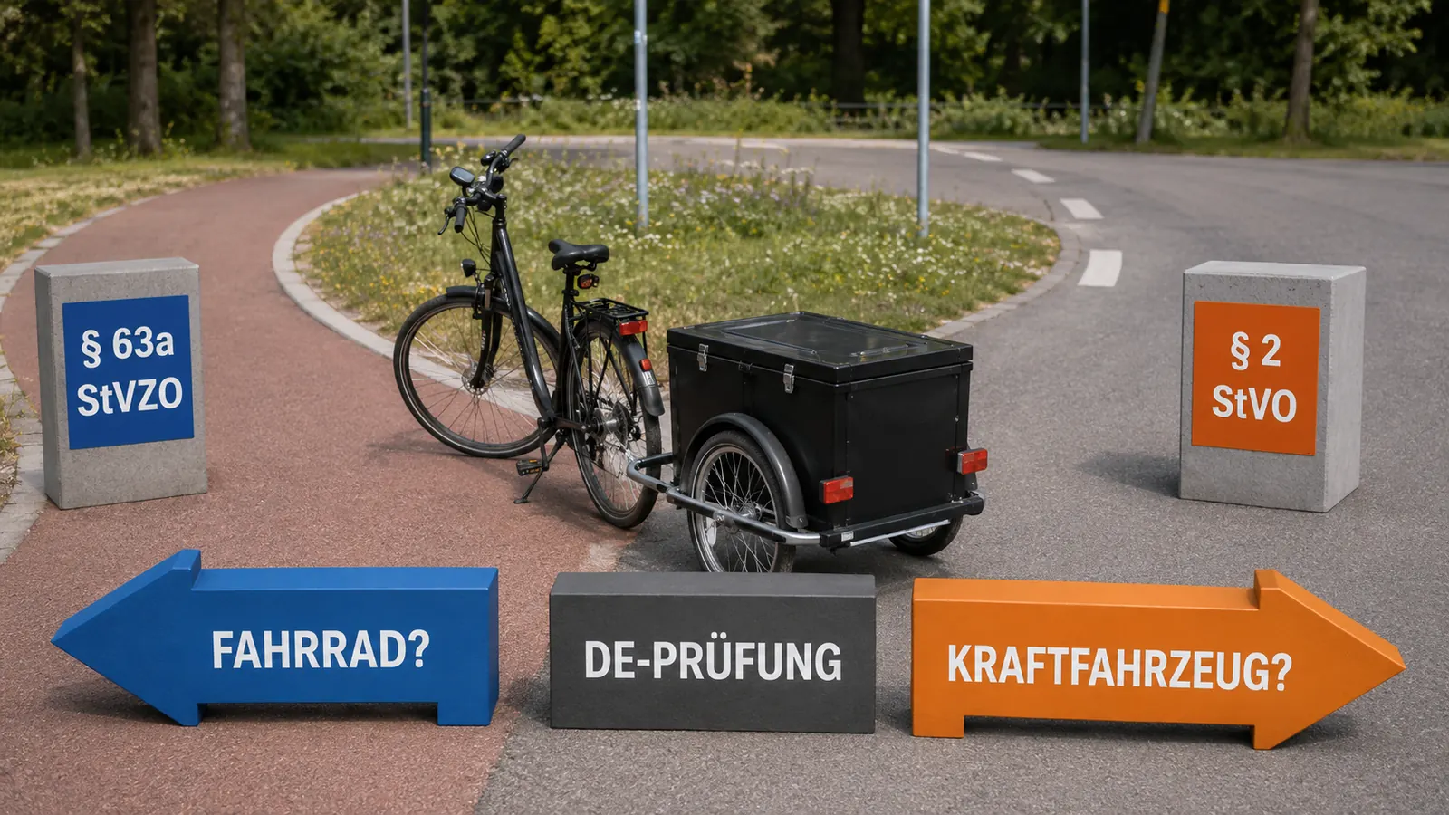 Prüfschema Fahrzeugklasse in Deutschland nach Paragraf 63a StVZO und Paragraf 2 StVO