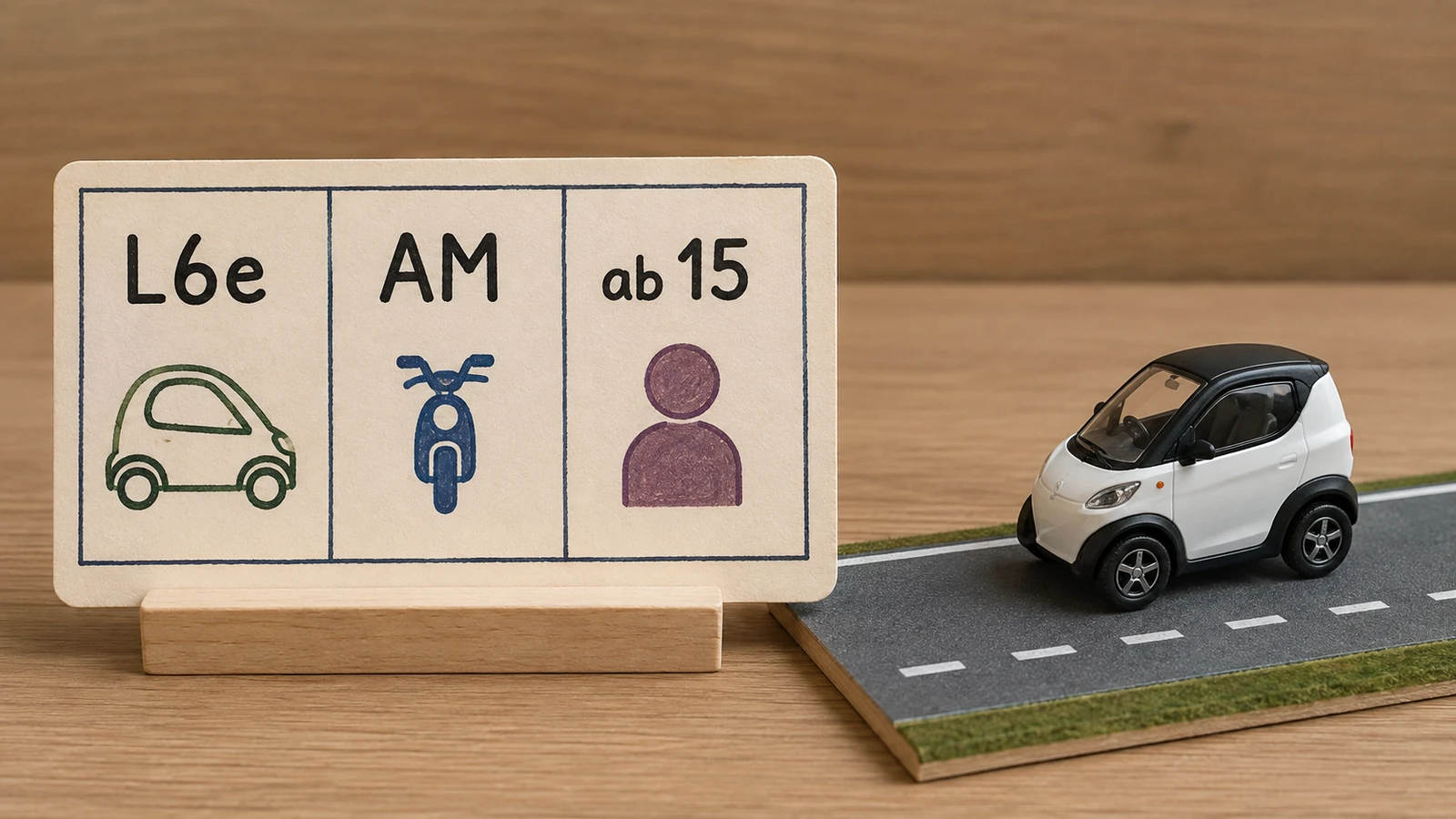 Klasse L6e und AM-Führerschein ab 15 beim Opel Rocks