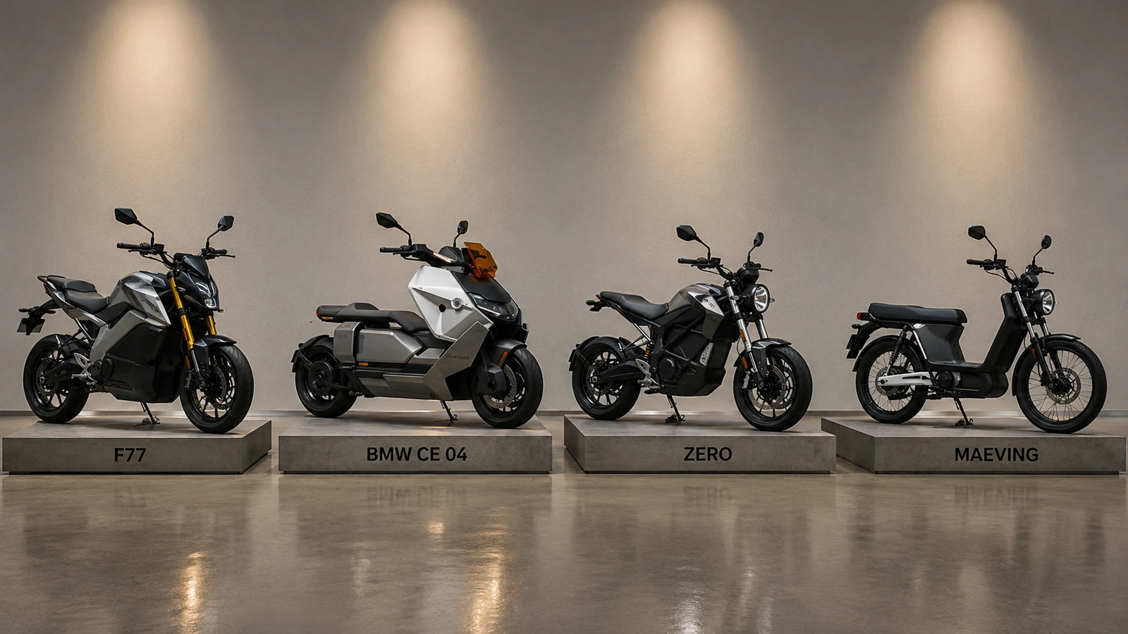 Ultraviolette F77 im Einordnungsvergleich zu E-Motorrädern im deutschen Markt