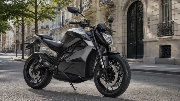 Elektromotorrad der Marke Zero in einer Stadtstraße als Symbol für die Modellpalette 2026