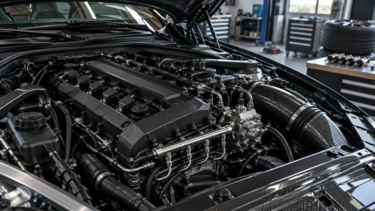 BMW S58 Kraftstoff. KI-generiertes Symbolbild · redaktionell geprüft.