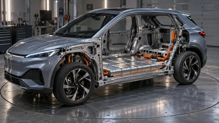 BYD ATTO 3 EVO: technische Daten zu 800 Volt, CTB und 220 kW. KI-generiertes Symbolbild · redaktionell geprüft.