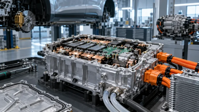 Inverter im Elektroauto: Funktion, PWM und was SiC wirklich bringt. KI-generiertes Symbolbild · redaktionell geprüft.