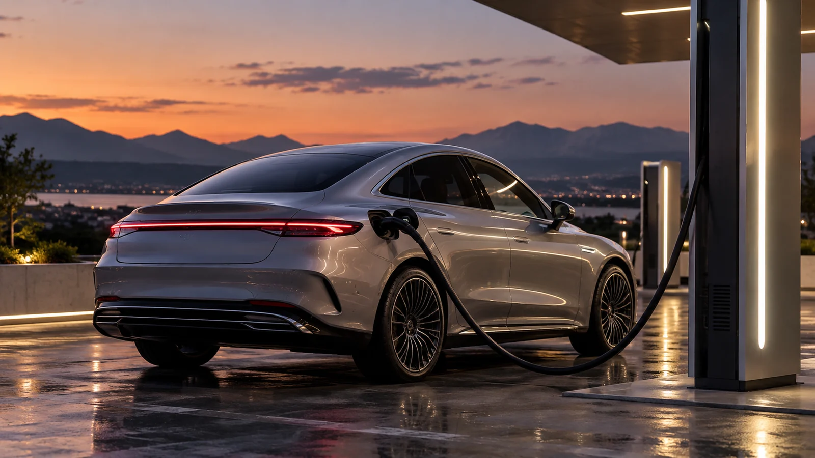 Mercedes CLA 800 Volt: Ladeleistung je Variante richtig lesen. KI-generiertes Symbolbild · redaktionell geprüft.