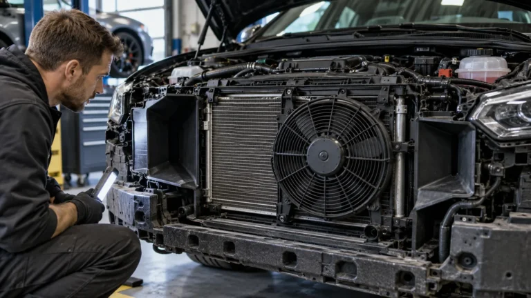 Motor wird zu heiß: Kühler, Lüfter und Luftführung richtig prüfen. KI-generiertes Symbolbild · redaktionell geprüft.