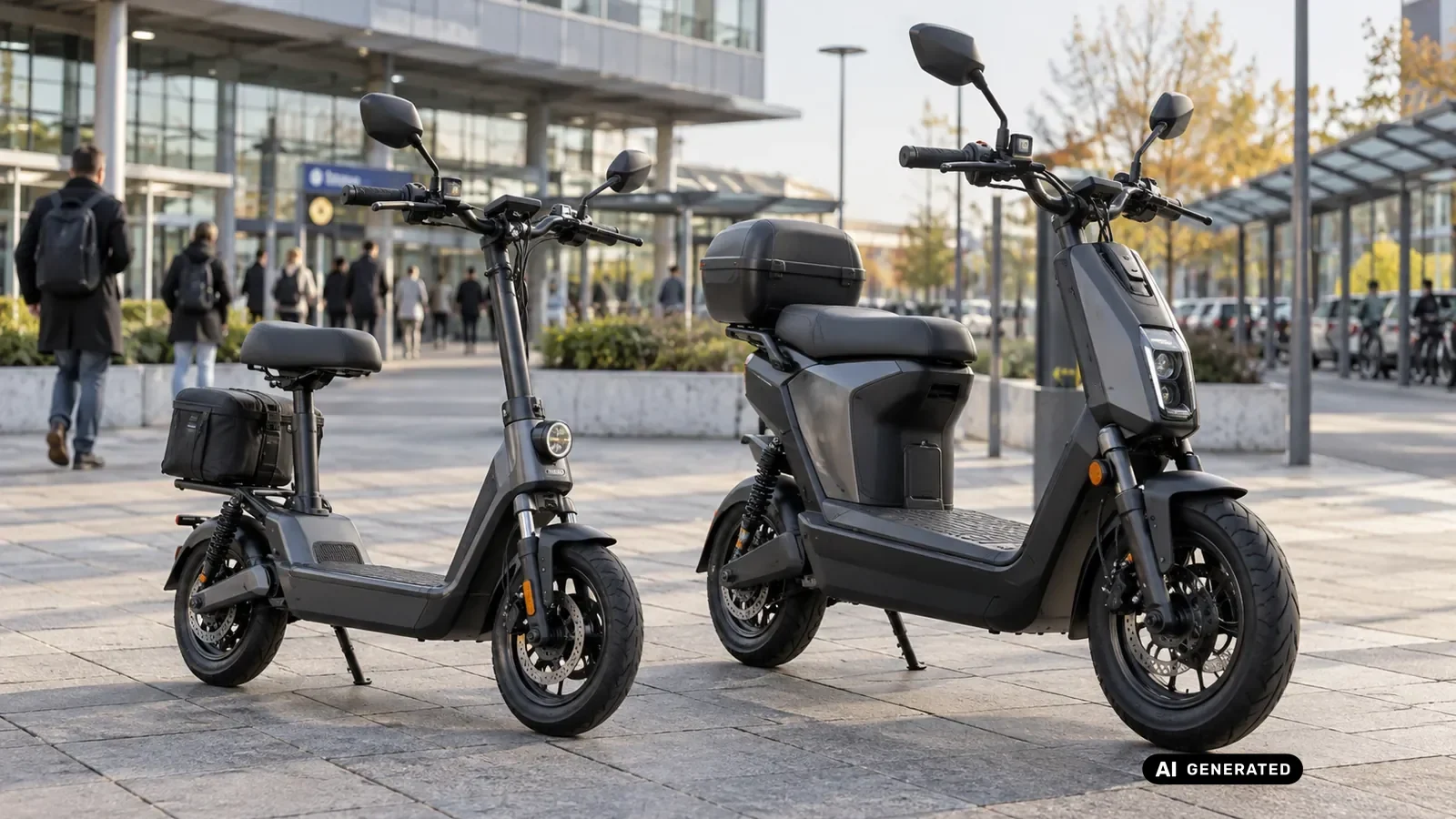 SXT UrbanCruiser 200 und 400 im Vergleich nebeneinander. KI-generiertes Symbolbild · redaktionell geprüft.