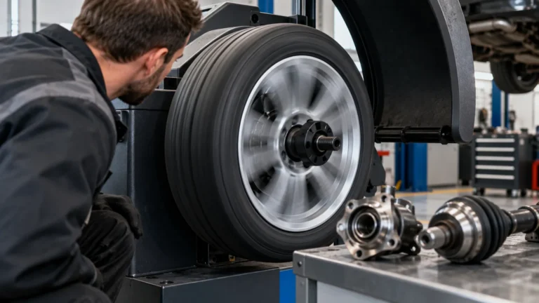 Vibration bei Tempo: Unwucht, Lager oder Welle?. KI-generiertes Symbolbild · redaktionell geprüft.
